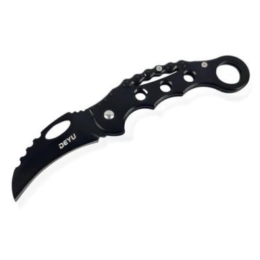 Imagem de Canivete Karambit Deyu (16cm) - ZD-W88, Preto