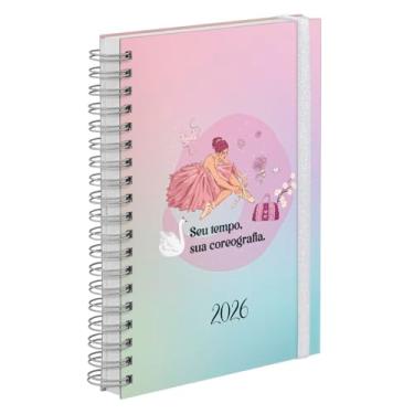 Imagem de Agenda Diária Plus 2026 Capa Dura Voalá Romantic Coreografia