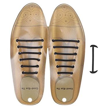 Imagem de Mbeysaq Conjunto de cadarços elásticos de silicone sem amarrar, acessório de viagem portátil para sapatos