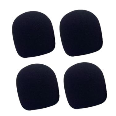 Imagem de OYSTERBOY Microfone portátil sem fio, microfone de entrevista profissional, compatível com DJI/Hollyland/Rode/Movo (4 peças de para-brisas)