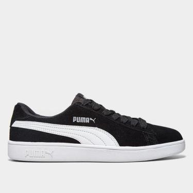 Imagem de Tênis Puma Smash v2 BDP Feminino, Preto, Branco, 34
