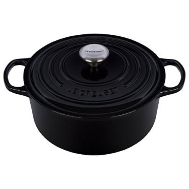 Imagem de Le Creuset Panela Redonda 26 cm Ferro Fundido Esmaltado Signature Black Onyx