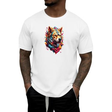 Imagem de Camiseta Casual Masculina com Estampa Minimalista-Masculino