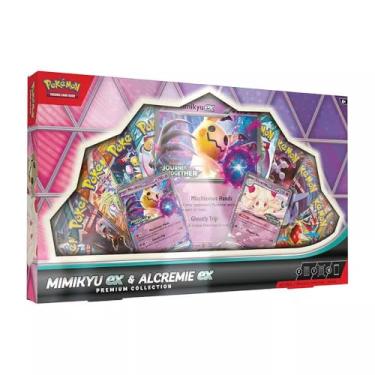 Imagem de Pokemon TCG: Mimikyu ex & Alcremie ex Premium Collection - 10 Packs, Promo Cards