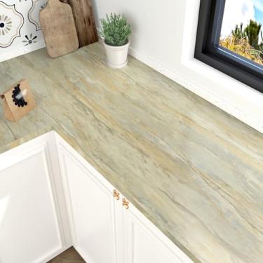 Imagem de EPPKILY Papel de contato de madeira clara para bancadas papel de contato de grão de madeira de carvalho claro papel de parede de madeira removível autoadesivo para mesa armário de cozinha capas de