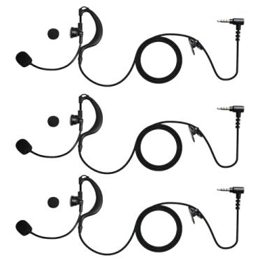 Imagem de Pdflie Fone De Ouvido Para Treinador Futebol Em Formato G, Kit Árbitro Futebol, Comunicação Com Vôlei E Microfone (Pacote 3)