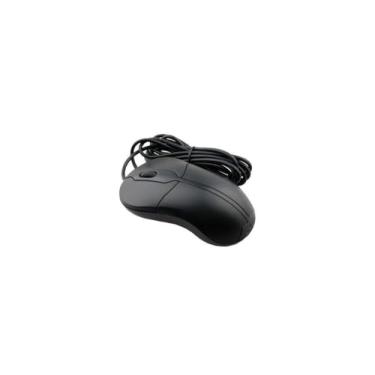 Imagem de Mouse USB ptico preto com 3 bot es Dell com roda de rolagem (XN966 XN967)