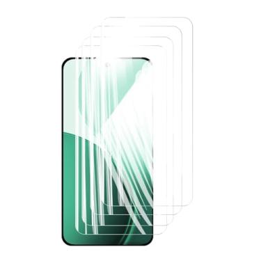 Imagem de Protetores de tela 4PCS, para Oppo Reno 14 Reno14, vidro temperado cristal 9H alumínio de alta qualidade anti-riscos capa amigável impressão digital (HD)