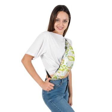 Imagem de Pochete moderna, bolsa de cintura, bolsa transversal, bolsa de cintura para mulheres, homens, festas, atividades ao ar livre, viagens na praia, Amarelo, Pacote de cintura