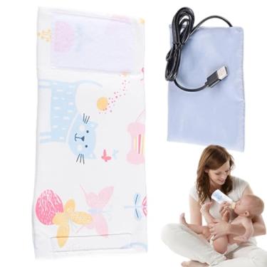 Imagem de Bohany Manga De Aquecimento Para Mamadeira De Bebé - Aquecedor Portátil Para Suporte De Copos | Capa Para Aquecedor De Mamadeira - Para Alimentação Noturna Viagem Temperaturas Baixas Casa Cadeira De