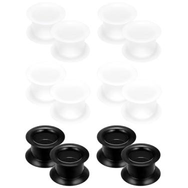 Imagem de Cisyozi 6G - 50 mm de espessura de silicone para orelhas, alargadores, alargadores, alargadores, alargadores de orelha com alargador duplo, calibre de carne, kit de calibres de orelha para mulheres e