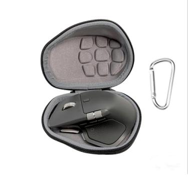 Imagem de CANTOO Capa rígida de viagem para mouse sem fio Logitech MX Master 3S/ 2S / G502 X/G502 X Plus sem fio, bolsa de armazenamento protetora para transporte de viagem