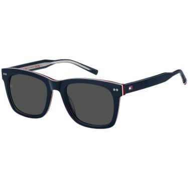 Imagem de Óculos de Sol Tommy Hilfiger Th 2184/S PJP - Azul 52-Masculino