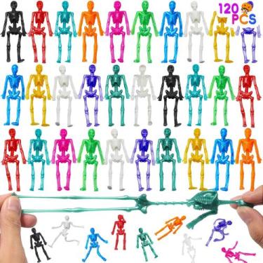 Imagem de Brinquedos elásticos JOICEE, 120 unidades de Halloween para crianças