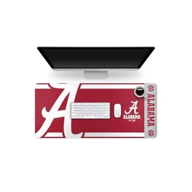 Imagem de FOCO NCAA Official Established Primary Logo Wordmark Home Office Desk Pad Mouse Pad 89 cm x 41 cm (Alabama Crimson Tide, Alabama Crimson Tide)