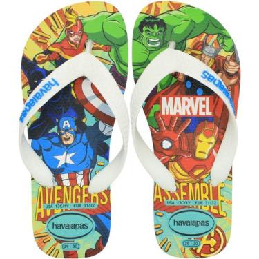 Imagem de Chinelo de Dedo Infantil Havaianas Top Marvel II Juvenil Masculino, Br