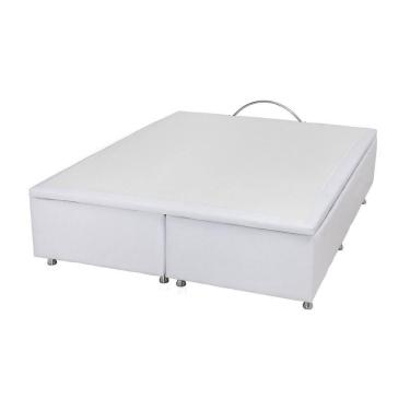 Imagem de Base Baú Branco Queen (158X198X39) - Ortobom