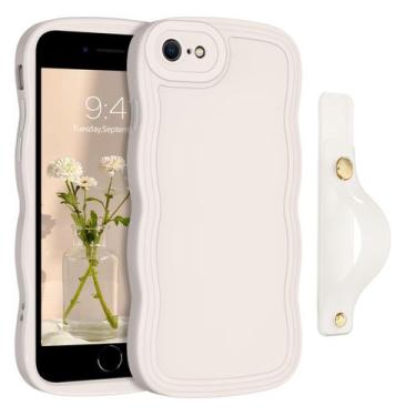 Imagem de Capa de celular GUAGUA iPhone SE 2022/2020 4,7" Curly Wave