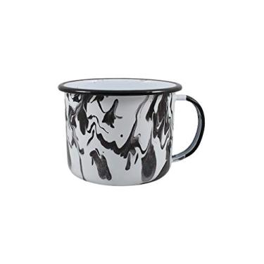 Imagem de Caneca 10 Esmaltado Marmorizada Preto 670 ml - Ewel