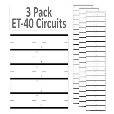 Imagem de LV-ET Substituição para Eaton Electric Circuit Disjuntor Painel Diretório Etiquetas/Decalques/Adesivos CHMS (40 Circuitos 3 Pacotes)