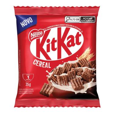 Imagem de Cereal Matinal Chocolate Kit Kat Nestlé 25g Sachê Crocante
