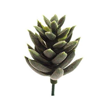 Imagem de Suculentas artificiais, JUSTDOLIFE suculentas artificiais faça-você-mesmo mini plantas suculentas artificiais realistas para decoração de casa de casamento