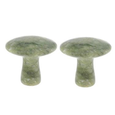 Imagem de barenx 2 peças Home SPA Gua Sha Pedra de Massagem Quente Natural Basalto Hot Rock