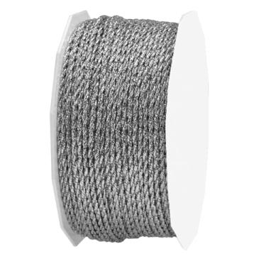 Imagem de Morex Ribbon Loire poliéster/fita metálica, 0,6 cm por 50 m, prata