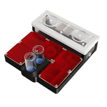 Imagem de yuyala Ant Farm Ninho, preto e vermelho, estrutura acrílica, formicário de mesa para alojamento de colônia de formigas (G)