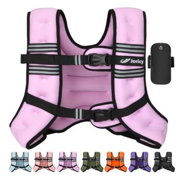 Imagem de Colete pesado para mulheres e homens, colete de peso de 9 kg com faixa refletiva, coletes de corrida para treino, caminhada, treinamento de força, perda de peso, fitness, musculação, musculação