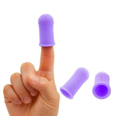 Imagem de Kit 2 Escovas de dentes PET Higiene cães e gatos 360º Pet Toothbrush -