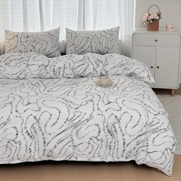 Imagem de BlueBlue Conjunto de capa de edredom infantil, 100% algodão, para crianças, adolescentes, meninos, meninas, 1 capa de edredom e 2 fronhas, estampa de desenho animado (vento, casal/queen (223 cm x 233