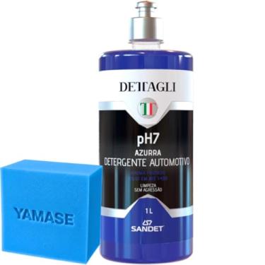 Imagem de Shampoo Automotivo Neutro 1:400 Ph7 Azurra Dettagli 1L Espuma Aplicadora