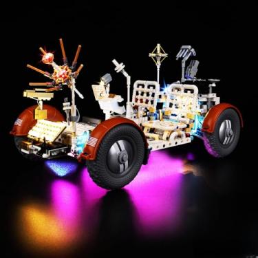 Imagem de Kyglaring LED Lighting Kit for Leg0 NASA Apollo Lunar Roving Vehicle Model Set, Compatible with Leg0 Artemis 42182,leg0 Sets Not Included(Remote Control)