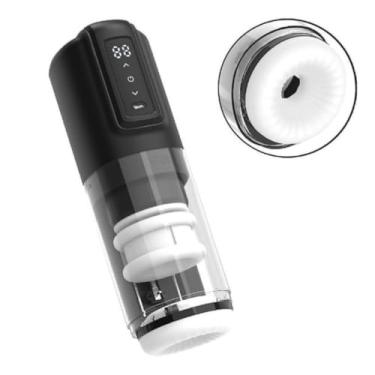 Imagem de Masturbador Masculino 4 Modos De Movimentação E Rotação Higiênico Recarregável 8594