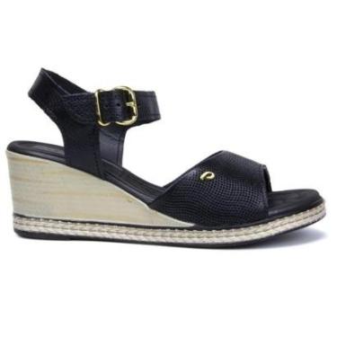 Imagem de Sandalia Anabela Pegada 233902 Couro Feminino-Feminino