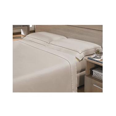Imagem de Jogo De Cama Neo Elements 300 Fios Bege Casal - Camesa NA