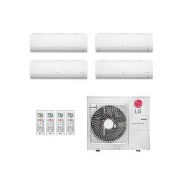 Imagem de Ar-Condicionado Multi Split Inverter LG 36.000 (2x Evap HW 9.000 + 2x Evap HW 12.000) Quente/Frio 220V