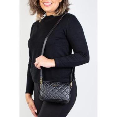 Imagem de Bolsa pequena de couro matelassê Beatriz-Feminino