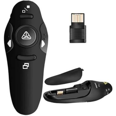 Imagem de Controle Sem Fio Apresentador De Slides Com Laser Caneta Apresentador Para Aulas e Palestras