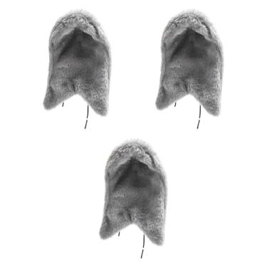 Imagem de KiBcsLic Conjunto de 3 peças de cobertor de canto para pássaros, abrigo para pássaros, acessório para cama, cama de canto em lã, aquecedor para calopsitas, Cinza