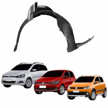 Imagem de Parabarro Dianteiro Vw CrossFox Fox SpaceFox 2011 Até 2019 Lado Esquerdo Motorista