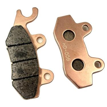 Imagem de QYMOTO Pastilhas de freio dianteiras direita (traseira esquerda) compatíveis com Hisun 400 450 500 550 700 750, Axis 500 700, Massimo msu 500, Cub-Cadet Challenger, Co-leman UT500 UT700 UT550