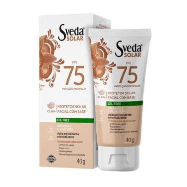 Imagem de Protetor Solar Facial Sveda Solar FPS75 Oil Free Cor Clara 40g