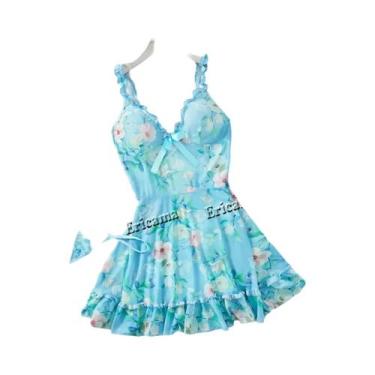 Imagem de Conjunto De Lingerie Feminina Sensual Com Sutiã De Renda Com Babados, 