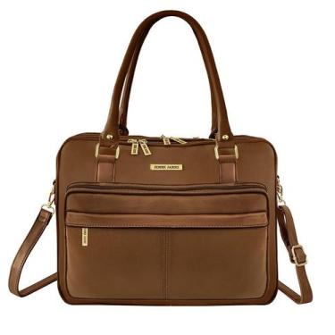 Imagem de Bolsa Pasta Notebook Executiva Masculino Feminina - jane jane, Cafe