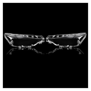 Imagem de VDLJA Capa de farol de carro para BMW F30 F31 Serie 3 2016 2017 2018 2019, lente transparente da tampa do farol, tampas da carcaça do abajur, tampa da lâmpada, lente difusora de vidro, A/par