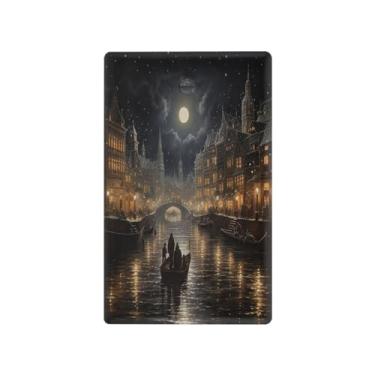 Imagem de Wassud Placa de cobertura para interruptor de luz, interruptor único, capas de tomada, placa de parede, atmosfera de Natal (3) decoração decorativa de casa, sala de estar, quarto, decoração