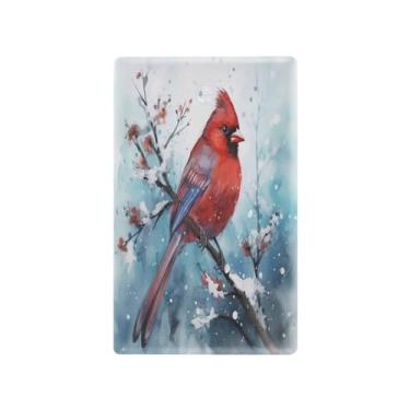 Imagem de Wassud Placa de cobertura de interruptor de luz, capas de tomadas duplas, placa de parede, pássaro, decoração de casa, sala de estar, quarto, decoração