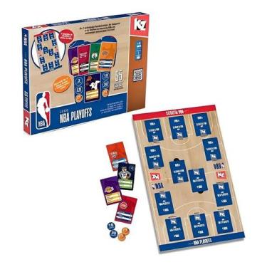 Imagem de Jogo De Tabuleiro Basquete Nba Playoffs 55 Cards - Elka